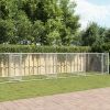 Dog Cage Grey Galvanized steel Large Durable Dog Cage